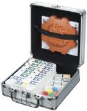 Cardinal Industries Mexican Train Domino Game in an Aluminum Case