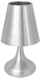 LumiSource LS-L-GENIE SV Genie Touch Lamp, Silver